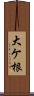 大ケ根 Scroll