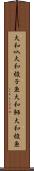 大和叺 Scroll