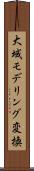 大域モデリング変換 Scroll