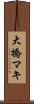 大橋マキ Scroll