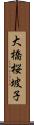 大橋桜坡子 Scroll
