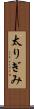太りぎみ Scroll