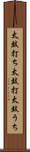 太鼓打ち Scroll