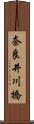奈良井川橋 Scroll