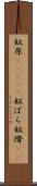 奴原(ateji) Scroll