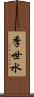 季世水 Scroll