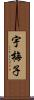 宇梅子 Scroll