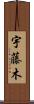 宇藤木 Scroll