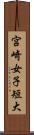 宮崎女子短大 Scroll
