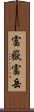 富嶽 Scroll