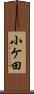 小ケ田 Scroll