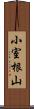 小室根山 Scroll