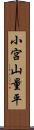 小宮山量平 Scroll