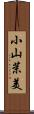 小山茉美 Scroll