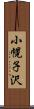 小幌子沢 Scroll