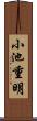 小池重明 Scroll