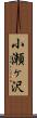 小瀬ヶ沢 Scroll