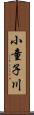 小童子川 Scroll