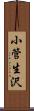 小管生沢 Scroll