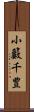 小籔千豊 Scroll