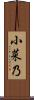 小菜乃 Scroll