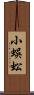 小蜈蚣 Scroll