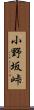 小野坂峠 Scroll