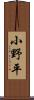 小野平 Scroll