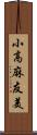 小高麻友美 Scroll