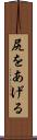 尻をあげる Scroll