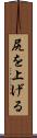 尻を上げる Scroll