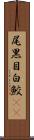 尾黒目白鮫(rK) Scroll