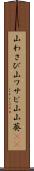 山わさび Scroll