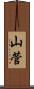 山菅 Scroll
