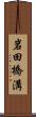岩田橋溝 Scroll