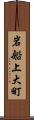 岩船上大町 Scroll