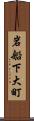 岩船下大町 Scroll