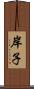 岸子 Scroll