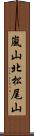 嵐山北松尾山 Scroll