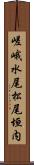 嵯峨水尾松尾垣内 Scroll