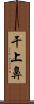 干上鼻 Scroll