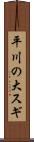 平川の大スギ Scroll