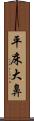 平床大鼻 Scroll