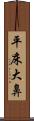 平床大鼻 Scroll