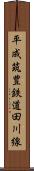 平成筑豊鉄道田川線 Scroll