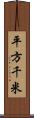 平方千米 Scroll