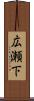 広瀬下 Scroll