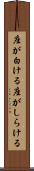 座が白ける Scroll