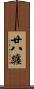 廿八躔 Scroll