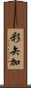 彩矢加 Scroll